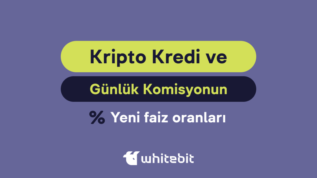 Finansman ve Kripto Kredi planları için yeni faiz oranları