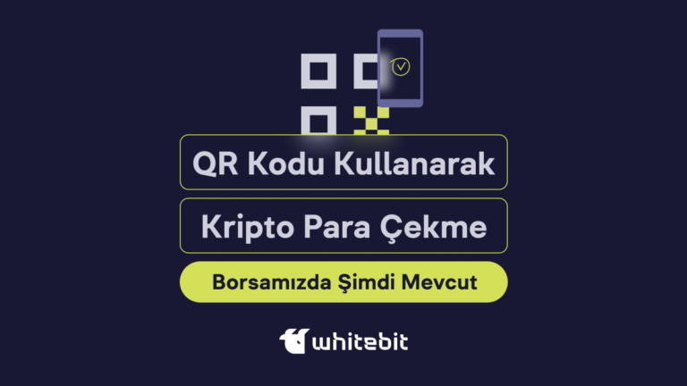 QR kodu ile kripto para çekim işlemleri