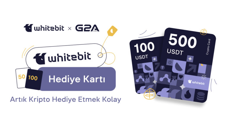 WhiteBIT Hediye Kartı, artık G2A.COM’da Kullanılabilir