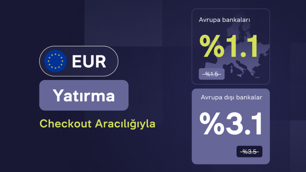 31 Temmuz’a Kadar Checkout.com’da Komisyon İndirimiyle EUR Yatır