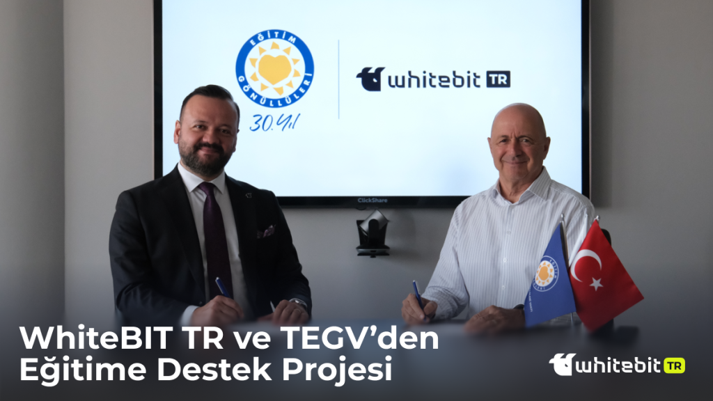WhiteBIT TR ve TEGV ile Eğitime Destek
